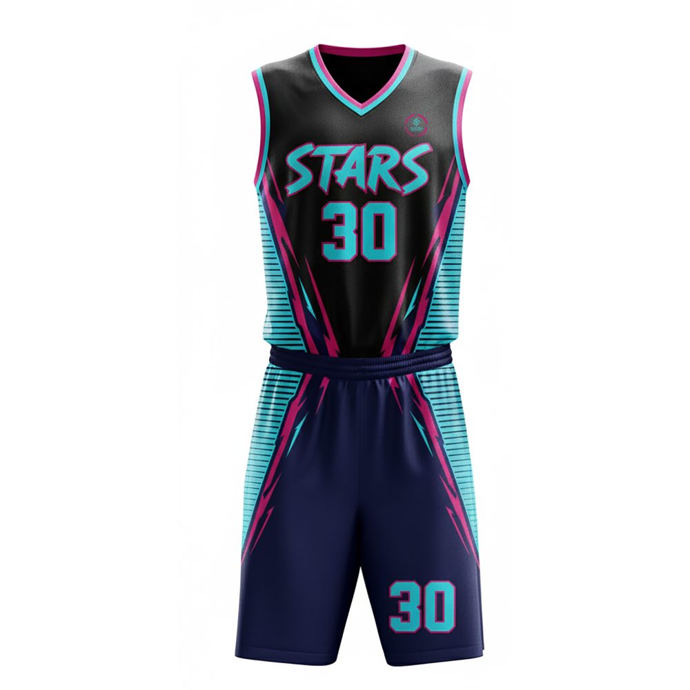 Premium Basketball Team Uniforms manufactured by ELEVEA INDUSTRY featuring custom basketball jerseys, basketball shorts, personalized team uniforms, sublimated basketball apparel, and private-label basketball clothing for clubs, schools, academies, universities, and sports brands worldwide.