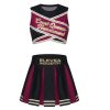 Premium Cheerleading Apparel manufactured by ELEVEA INDUSTRY including custom cheerleading uniforms, cheerleading practice wear, team apparel, cheerleading skirts, warm-up jackets, performance clothing, and private-label cheerleading apparel for schools, clubs, academies, and sports brands worldwide.