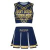 Premium Youth Cheerleading Uniforms manufactured by ELEVEA INDUSTRY featuring custom youth cheer uniforms, cheerleading skirts, cheerleader tops, competition cheer apparel, and private-label cheerleading clothing for schools, academies, clubs, and sports brands worldwide.